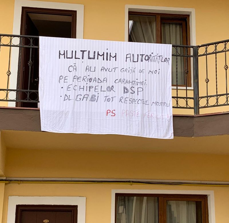 VIDEO Mesajul emoționant al unor brașoveni aflați în carantină!