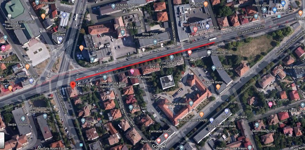 Trafic blocat parţial, de astăzi, pe bulevardul Iuliu Maniu