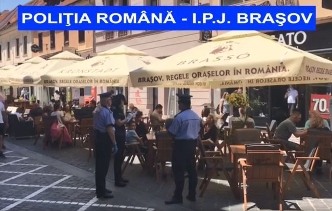 VIDEO Patronii teraselor din Brașov au primit amenzi de peste 40.000 de lei de la polițiști