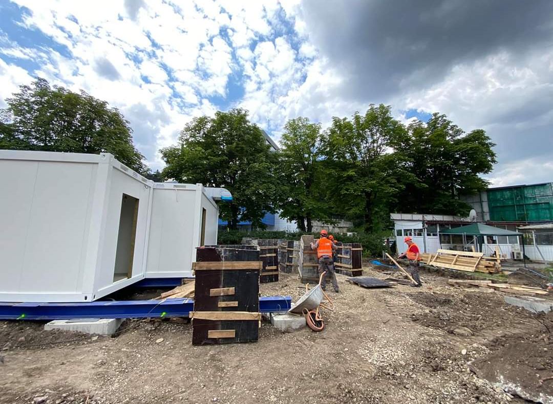 Care este stadiul lucrărilor la spitalul modular destinat bolnavilor de COVID-19 aflaţi în stare gravă?