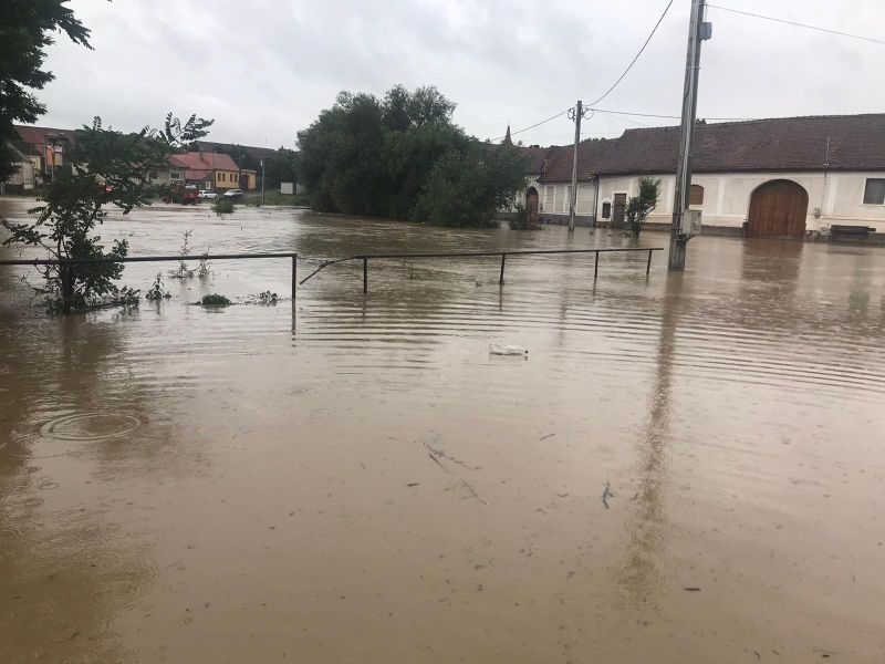 Inundații în județul Brașov (FOTO)