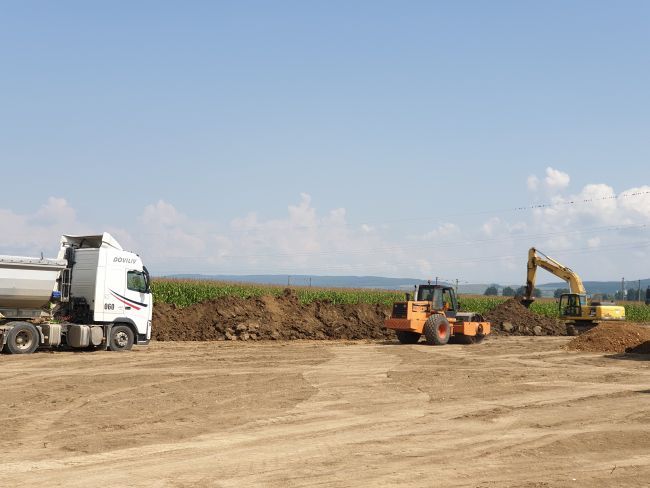 A început modernizarea drumului interjudeţean Covasna – Braşov (FOTO)