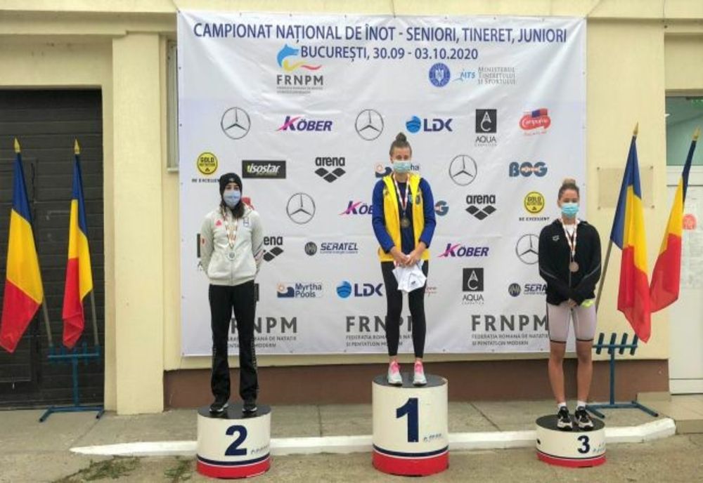 Corona Brașov, 4 medalii la Naționalele de înot