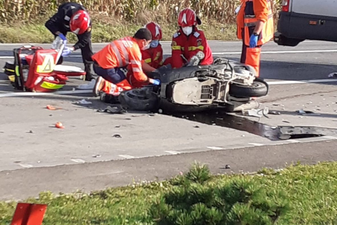 Motociclist mort într-un accident rutier!