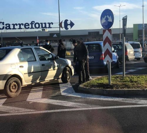 Incident rutier și pe Calea București