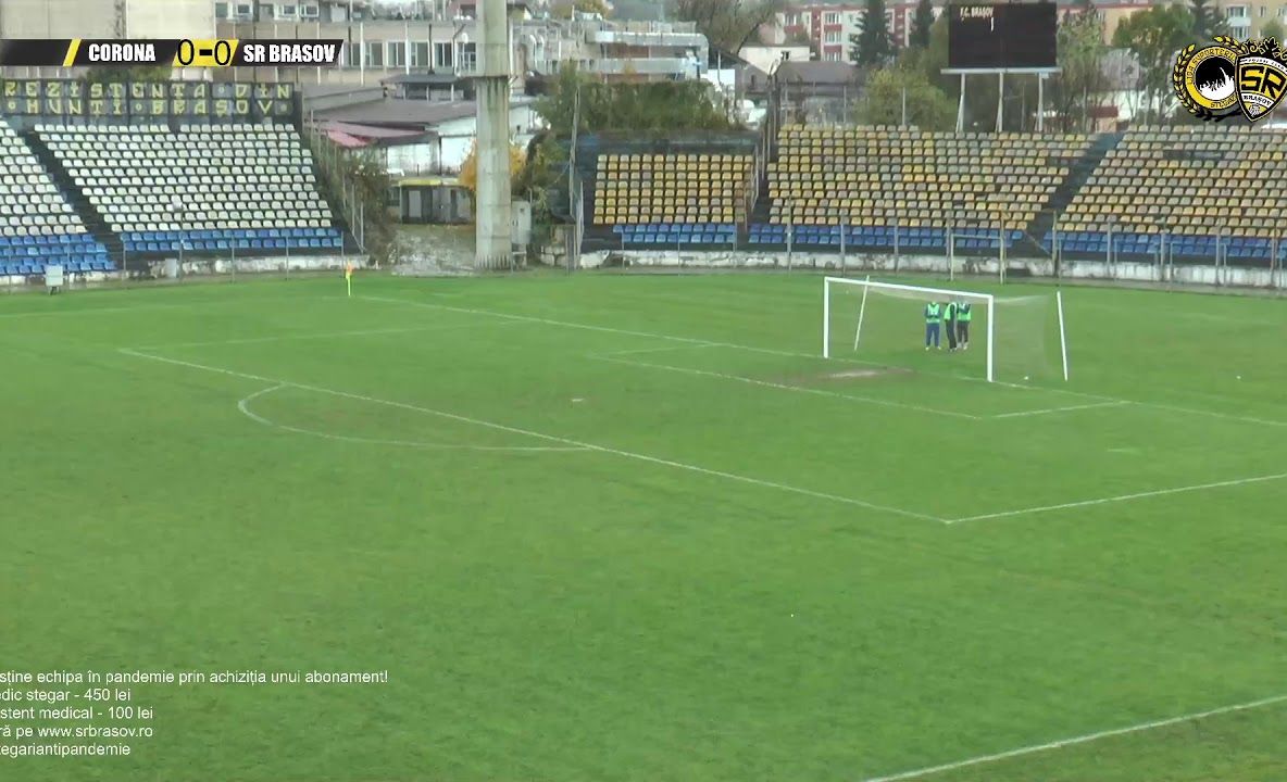 LIVE VIDEO / Fotbal, Liga 3: Corona - SR Brașov