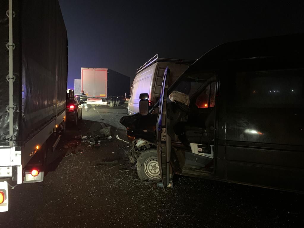 VIDEO+FOTO Accident pe Ocolitoarea Brașovului! Trafic BLOCAT