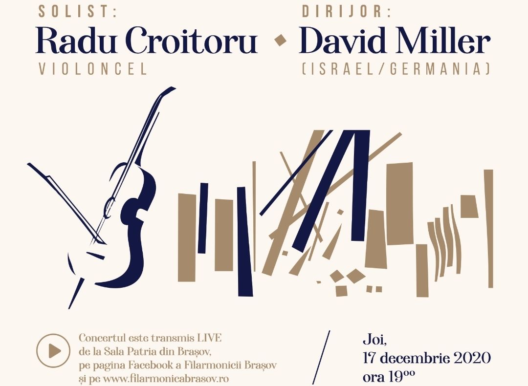 Concert simfonic online, mâine seară, la Filarmonica Braşov!