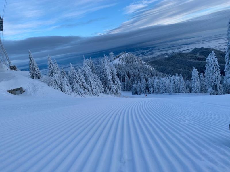 VIDEO De mâine puteți schia și în partea inferioară a Masivului Postăvarul! Cât vă costă transportul pe cablu?