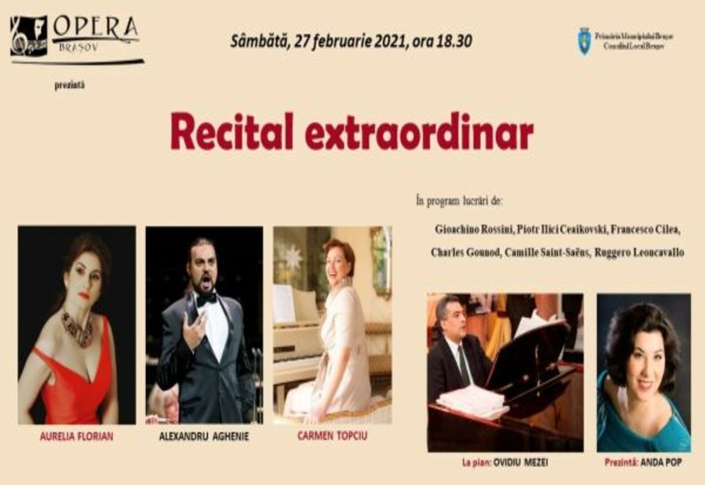 Programul săptămânii, la Opera Brașov!