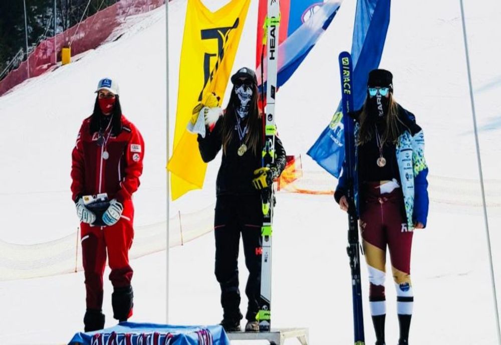 Performanțe excelente pentru schioarea Coronei, Ania Caill