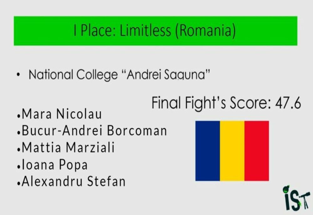 Un nou rezultat de excepție obținut de elevii Colegiului Național Andrei Șaguna peste hotare!