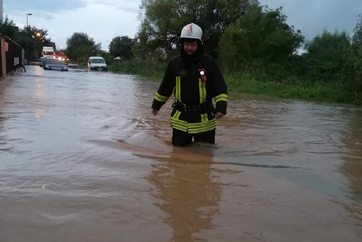 FOTO+VIDEO Inundații în județul Braşov