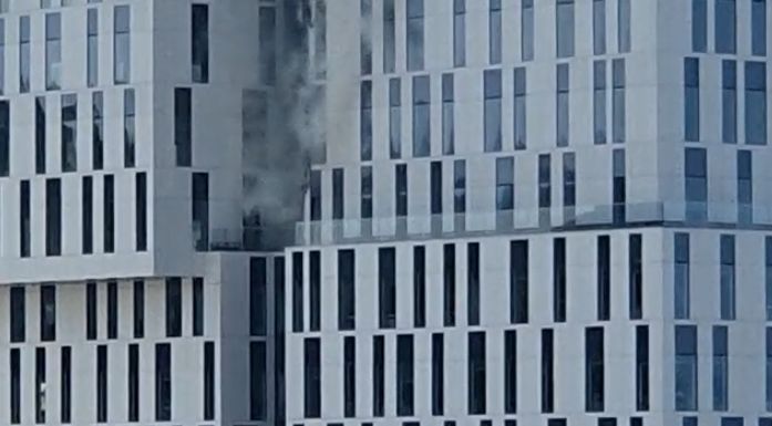 VIDEO Incendiu, acum, la AFI Brașov