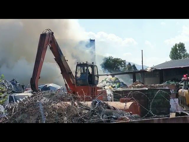 VIDEO Incendiu la Silnef!