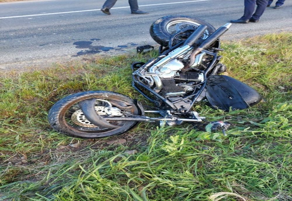 Motociclist rănit într-un accident rutier produs, în această seară, pe Ocolitoarea Brașovului