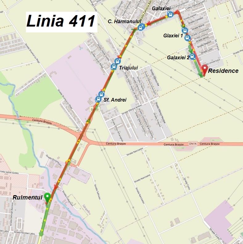 Modificări pe traseele de transport în comun din Sânpetru și Râșnov!