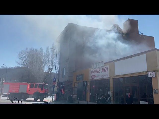VIDEO Incendiu la Ceasu' Rău
