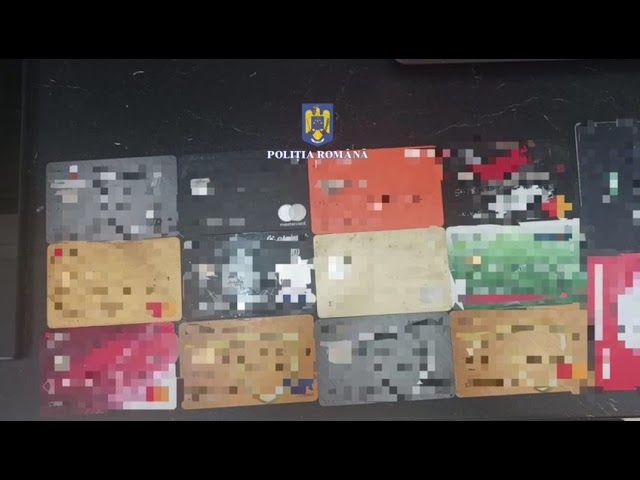 VIDEO Percheziții la persoane bănuite de înşelăciuni cu criptomonede şi spălare de bani