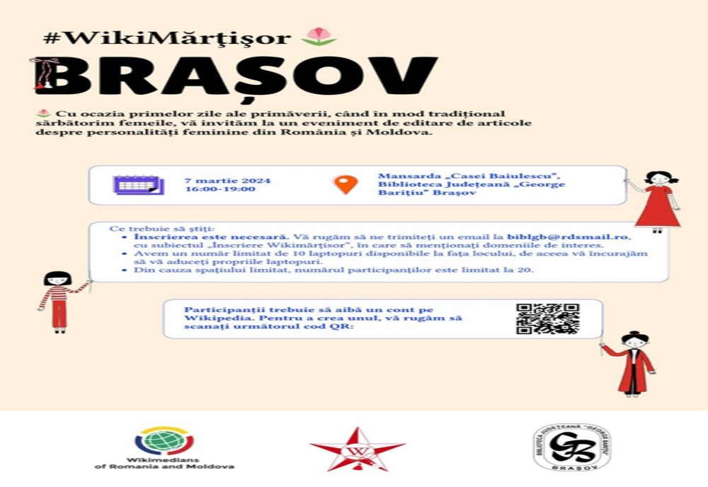 Bibliotecarii brașoveni caută ajutoare pentru Wikipedia!