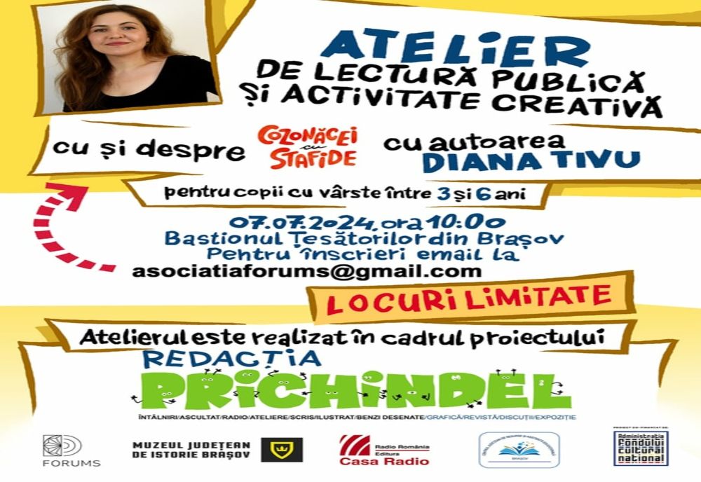 Atelier de lectură publică organizat de autoarea Diana Tivu