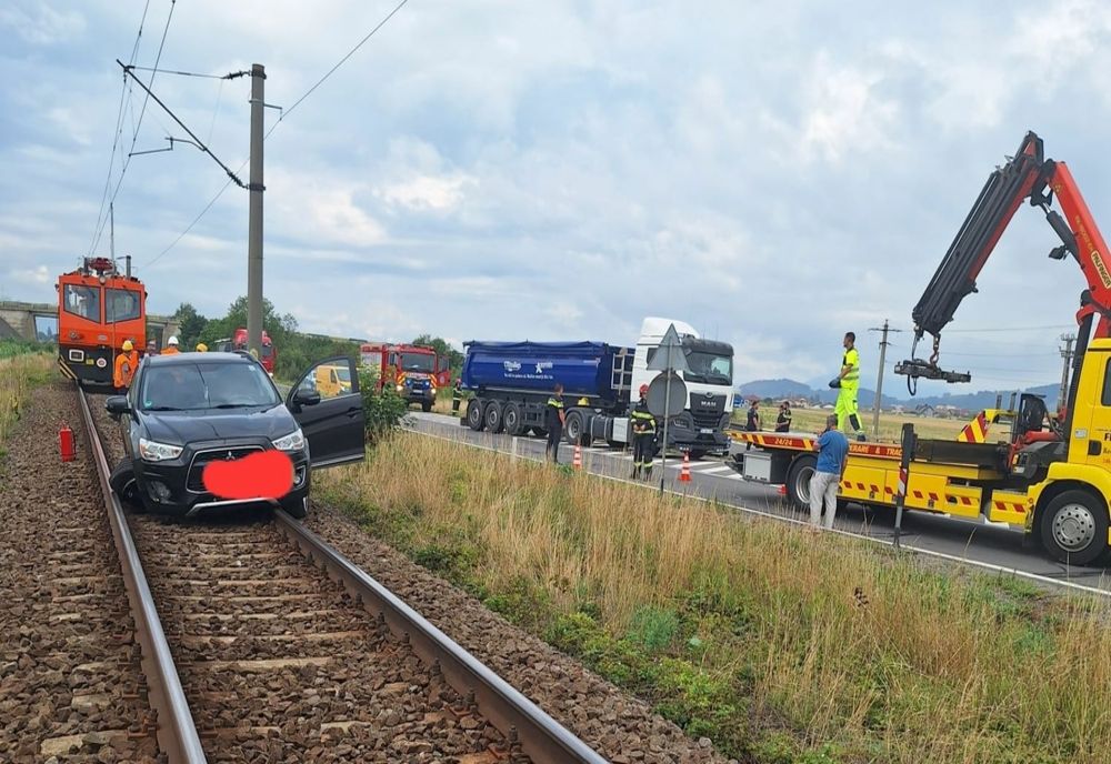 Circulație feroviară oprită temporar între stațiile Hărman și Prejmer