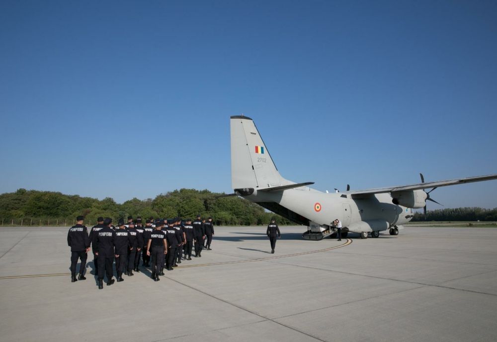 UN AL DOILEA CONTINGENT DE POMPIERI ROMÂNI PLEACĂ ÎN GRECIA PENTRU STINGEREA INCENDIILOR