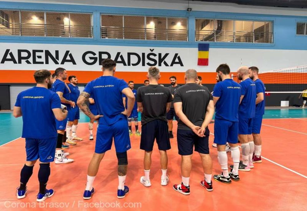 VOLEI MASCULIN: CORONA BRAŞOV, VICTORIOASĂ ÎN DEPLASARE ÎN PRIMUL TUR AL LIGII CAMPIONILOR