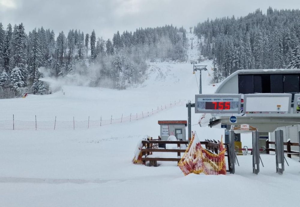 SE PRODUCE ZĂPADĂ ARTIFICIALĂ ÎN POIANA BRAȘOV