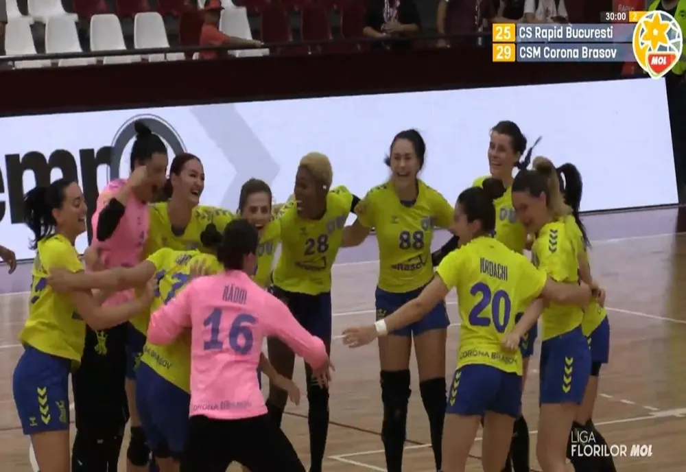 Handbal feminin: Corona Brașov s-a calificat în turul al treilea al European League