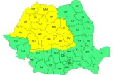 Alerte COD GALBEN de vreme instabilă în majoritatea regiunilor, marți și miercuri