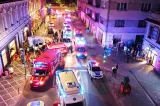 Accident TERIFIANT în centrul Brașovului! O mașină a intrat în trecători: doi morți și mai mulți răniți - VIDEO
