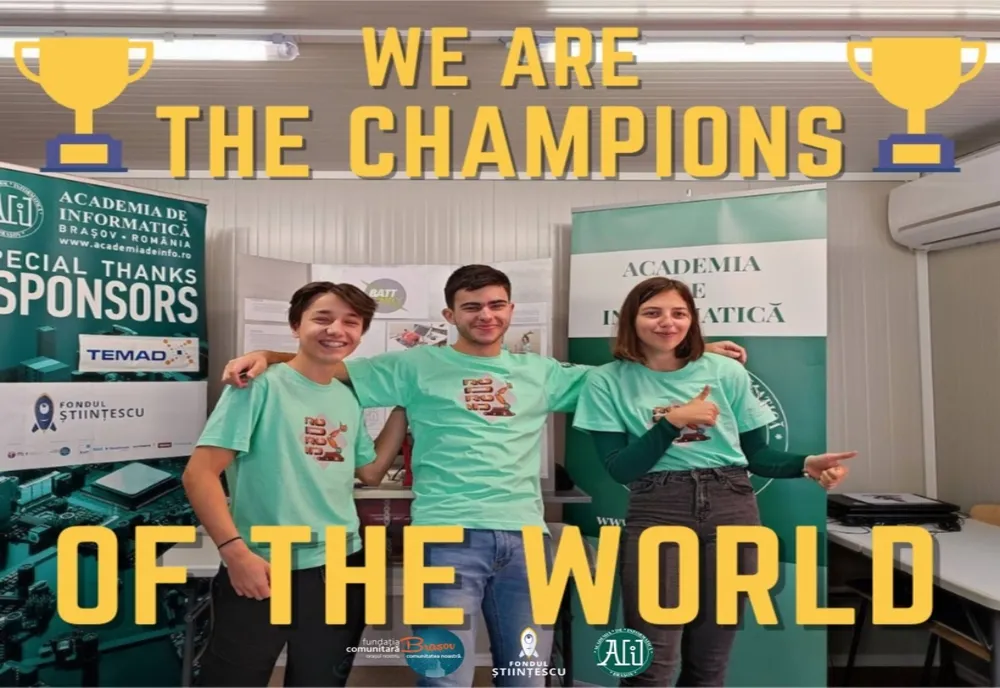 VIDEO Rezultat de excepție al Academiei de Informatică Brașov! LOCUL 1 la World Robotics Olympiad WRO 2021