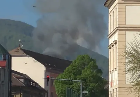 Incendiu puternic Brașov