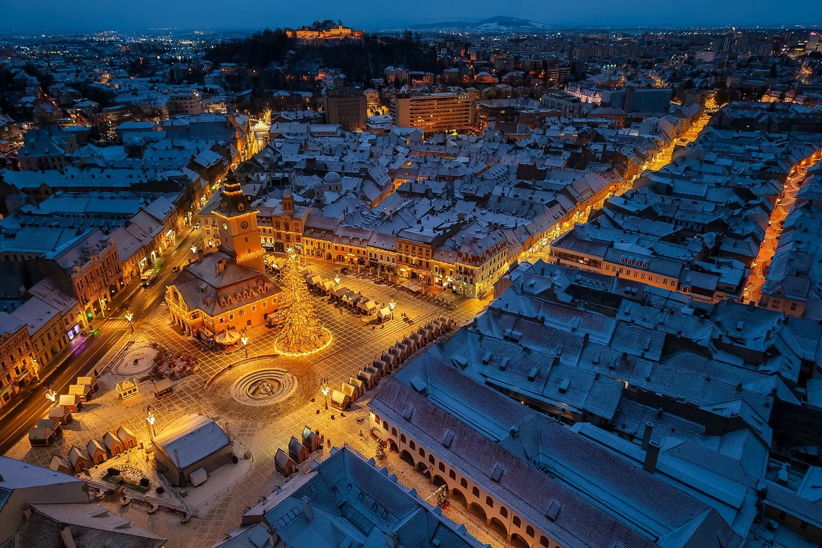 Iluminatul de Crăciun din Brașov / Primăria Brașov