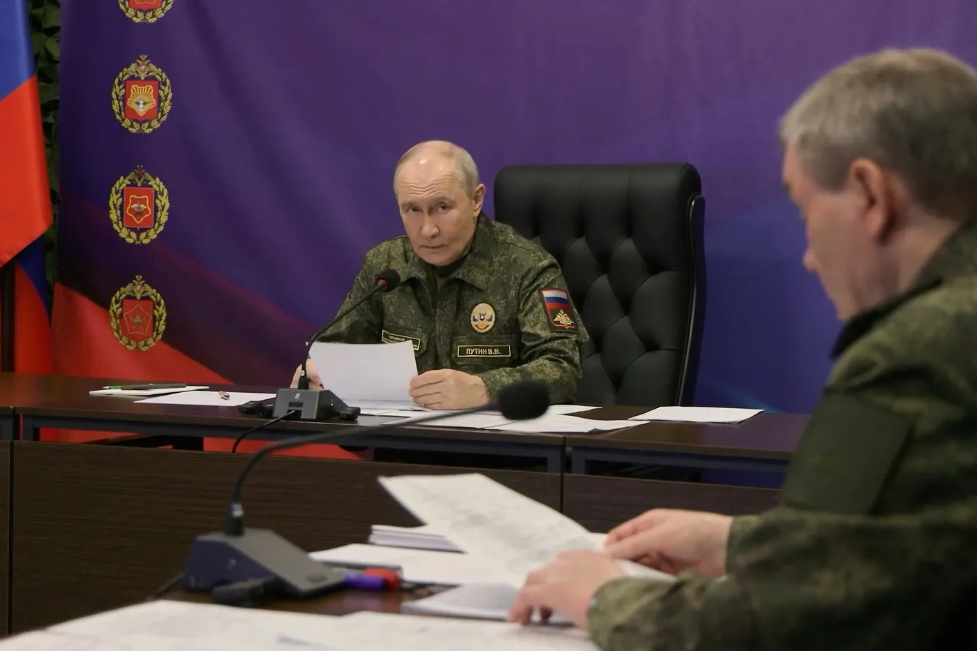 Putin și Gherasimov. Foto / Profimedia