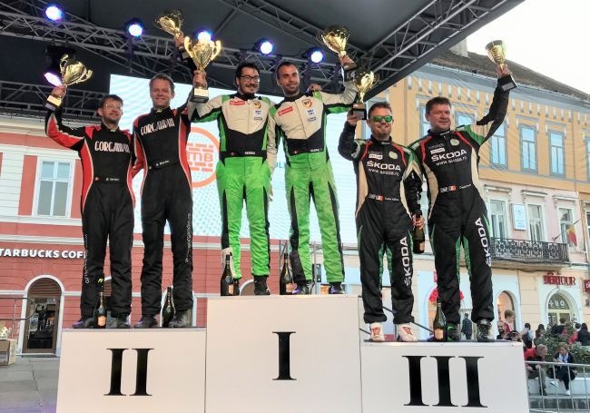 Podium final TESS Rally 48