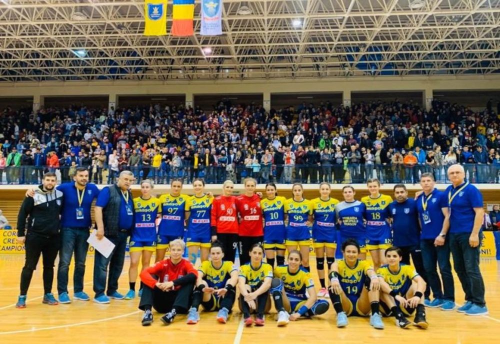 Handbal: Corona Brașov, egala vicecampioanei României