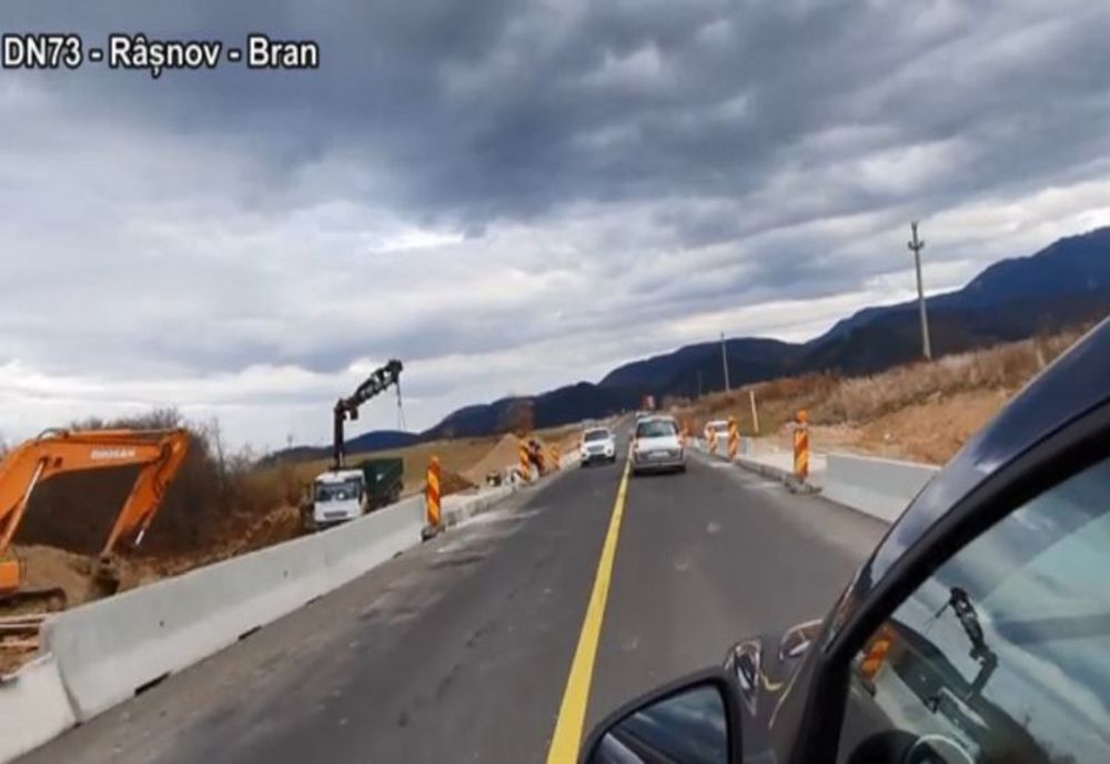 VIDEO Stadiul lucrărilor de reabilitare pe DN73