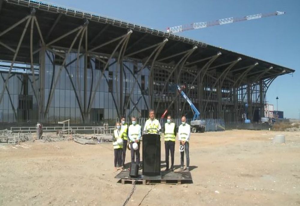 Autoritățile din Covasna și Brașov, pe șantierul aeroportului de la Ghimbav (VIDEO)