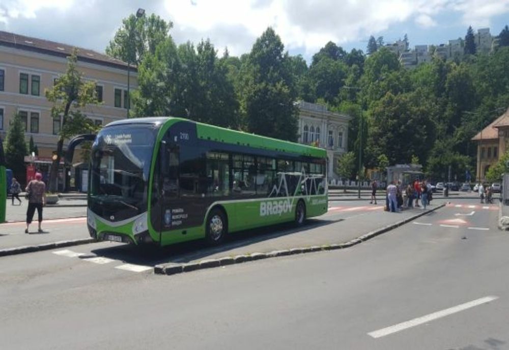 Autobuz electric pe al șaptelea traseu din municipiul Brașov