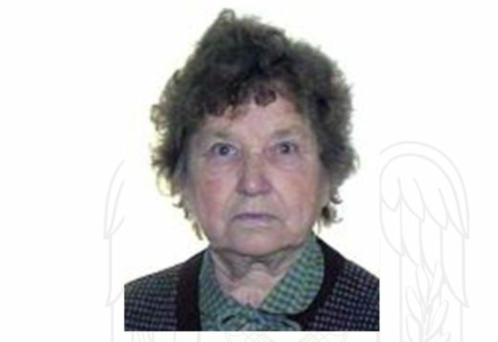 Femeie de 90 de ani căutată de polițiști