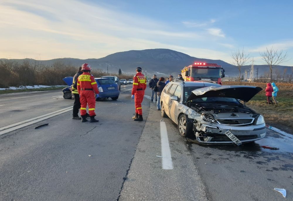 Trafic blocat între Braşov şi Sibiu, din cauza unui accident rutier!