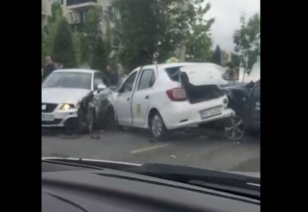 Accident la intrarea în Râșnov! Trafic BLOCAT