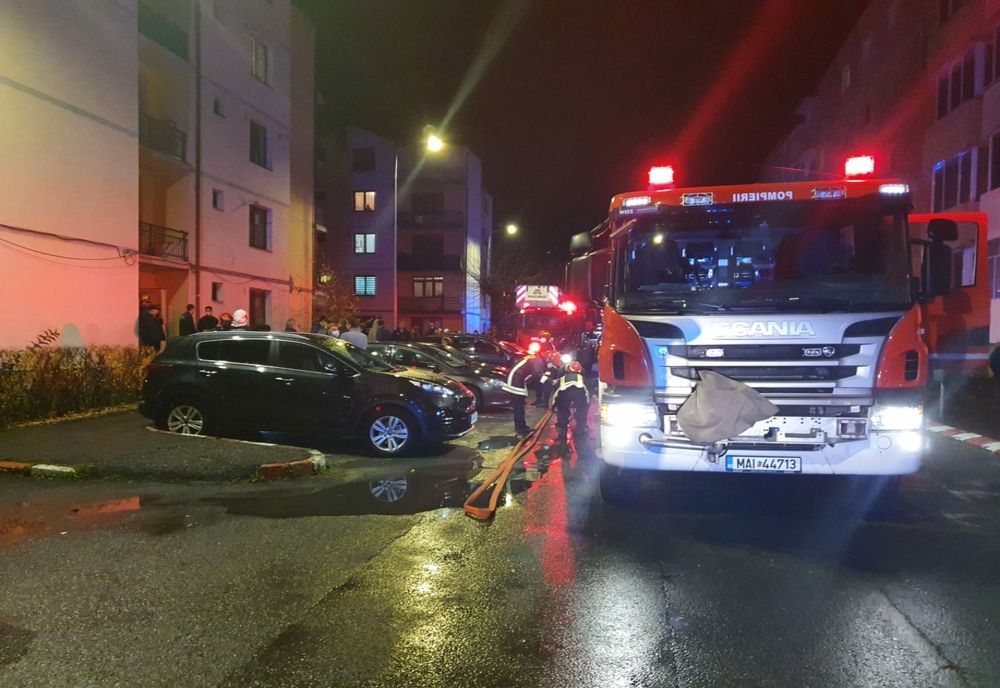 A luat foc un apartament din Săcele!