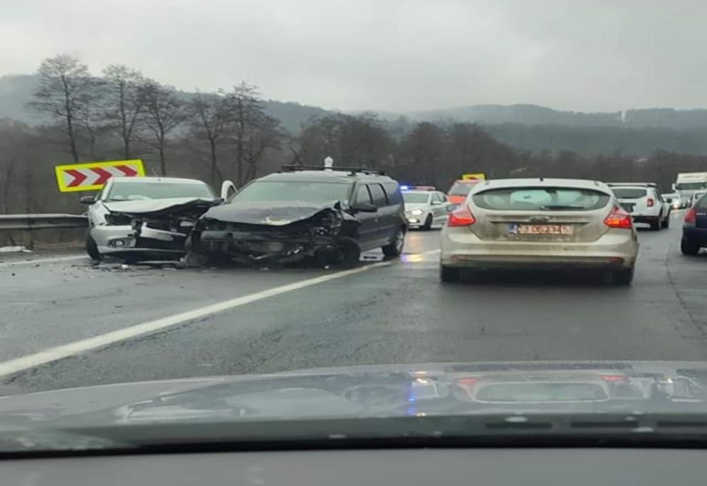 Accident rutier cu două victime, pe DN1! Trafic îngreunat!
