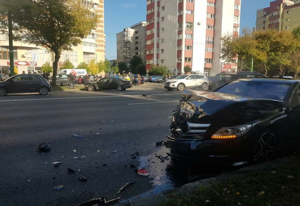 Accident rutier pe bulevardul Alexandru Vlahuță din Brașov!