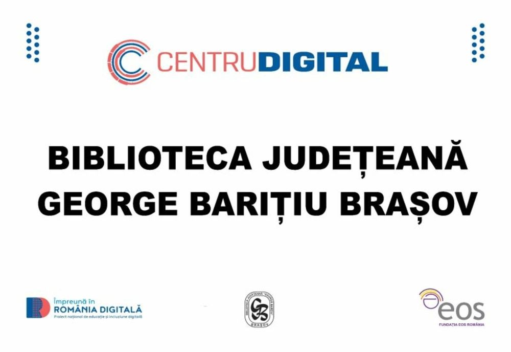 Cursuri GRATUITE de competențe digitale, la Biblioteca Județeană din Brașov