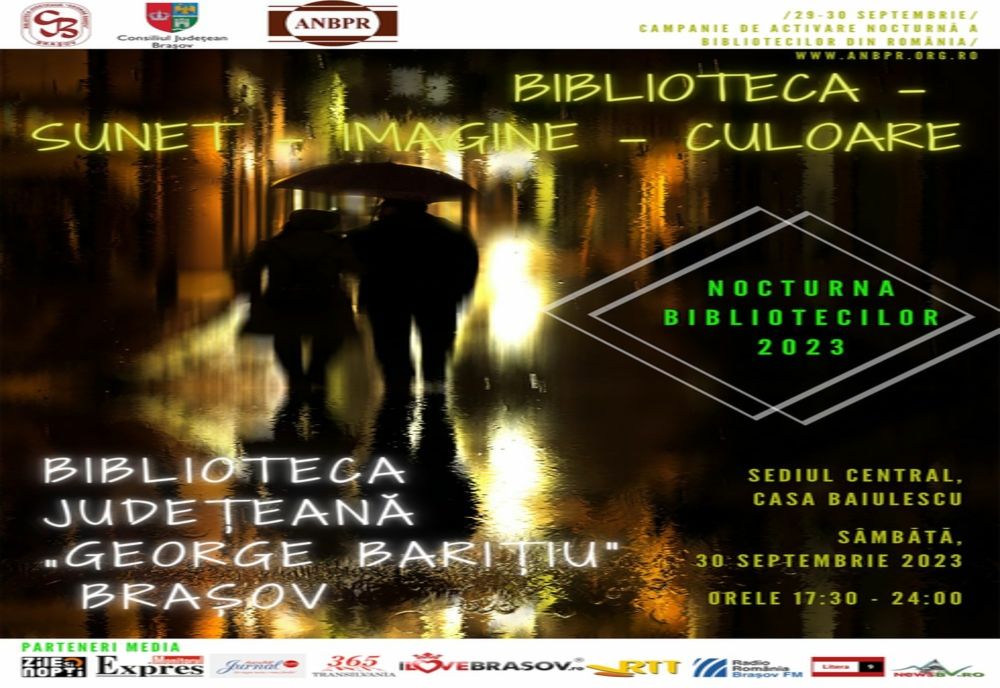 Biblioteca – Sunet – Imagine – Culoare. Nocturna Bibliotecilor, la Braşov 