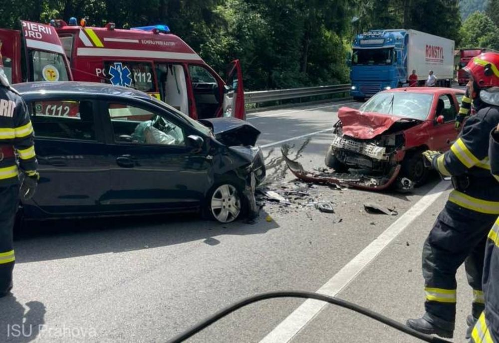 Două persoane au fost rănite într-un accident produs pe DN 1, la Sinaia